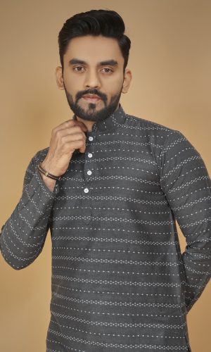 Comfy Classy Gray Kurta Pajama