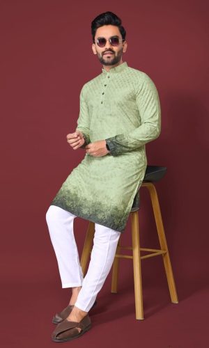 Showstopper Comfy Shades of Green Kurta Pajama