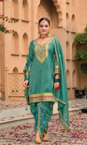 Punjabi Mutiyaar in Green