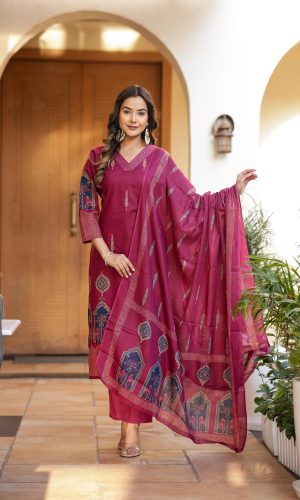 Block Print Graceful Piece(Skin Fit)