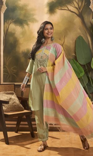 Lime Cotton Silk Wonder