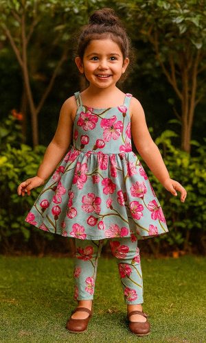 Blue Floral Wonder Kurta Set