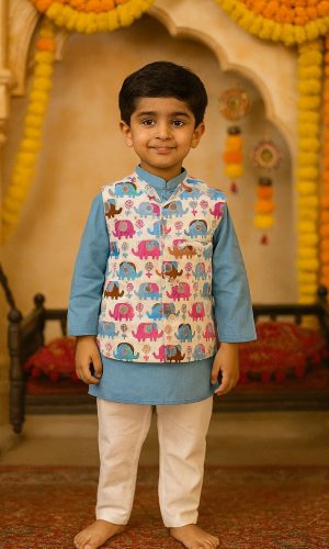 Little Appu Kurta Pajama Jacket