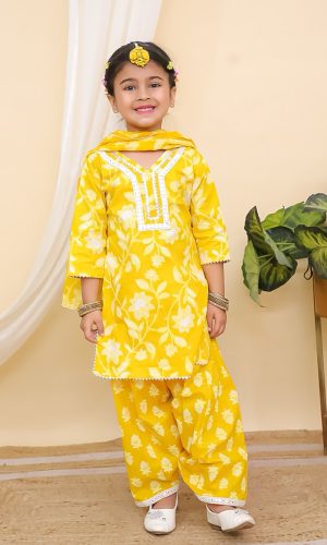 Sunshine Kurta Salwar Dupatta