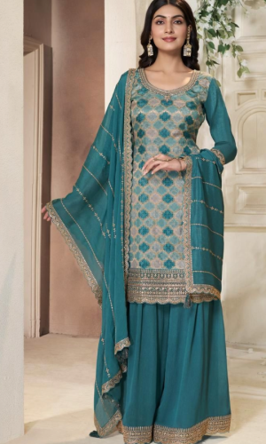 Royal Banarasi Palazzo Set