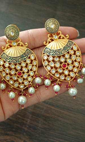 Stunning Earrings with Semi Precious Stones