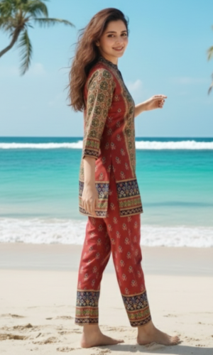 Pure Viscous Chanderi Sheer Elegance