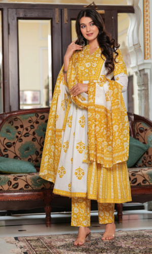 Yummy Yellow Anarkali