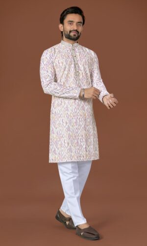 Embroidered Pure Cotton Premium Kurta Pajama