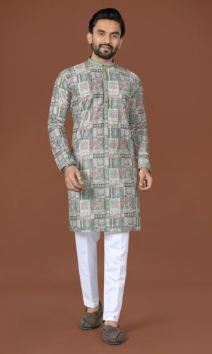 Embroidered Pure Cotton Catchy Kurta Pajama