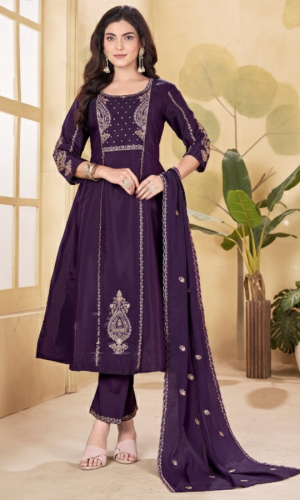 Mughal Embroidered Set in Comfy Cotton