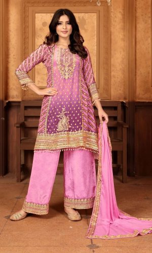 Elegant Crepe Palazzo Suit