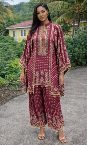 Vibrant Artistry Crepe Ensemble