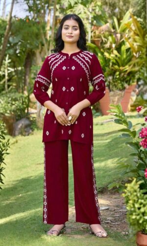 Premium Rayon Slub Cord Set