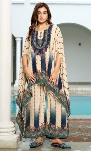 Elegant Pure Natural Crepe Ethnic Set
