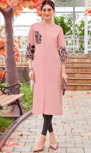 Premium Rayon Embroidered Top