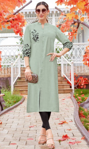 Casual Thread Work Rayon Top