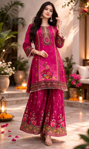 Sophisticated Pure Crepe Coordinated Ensemble