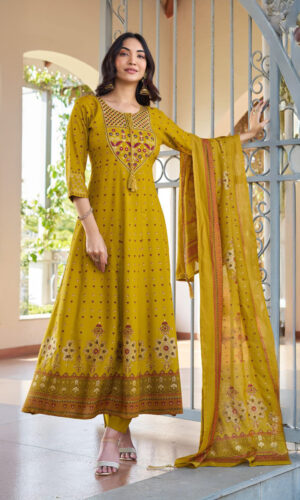 Traditional Thread Work Sequence Suit