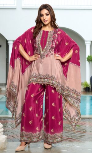 Pure Natural Crepe Top & Trousers Set