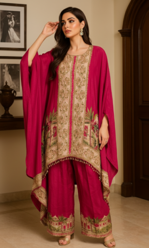 Breathable Pure Natural Crepe Suit Set